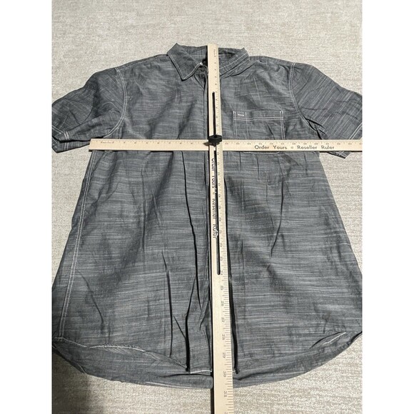 District Made Shirt Men’s Large Gray Button Down Short Sleeve Collared Kia - Picture 11 of 14